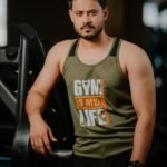 FITHOU Gym Is My Life Racerback Tank Top – Olive Edition FITHOU Gym Is My Life Racerback Tank Top – Olive Edition