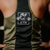 FITHOU Gym Is My Life Racerback Tank Top – Olive Edition
