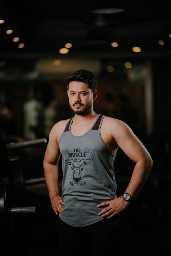 FITHOU The Muscle Factory Performance Tank Top