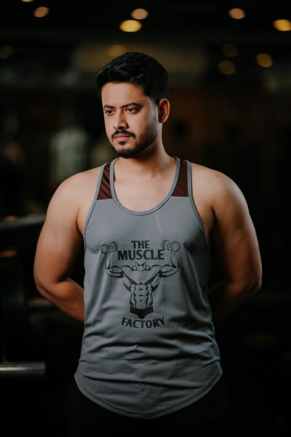 FITHOU The Muscle Factory Performance Tank Top