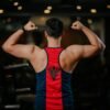 FITHOU Fitness First Priority Tank Top – Navy Red Edition FITHOU Fitness First Priority Tank Top – Navy Red Edition