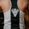 FITHOU Fitness First Priority Tank Top – White and Black Edition FITHOU Fitness First Priority Tank Top – White and Black Edition