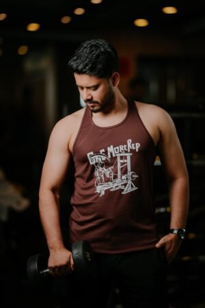 FITHOU Performance Elite Racerback Tank Top – Dark Chocolate Edition FITHOU Performance Elite Racerback Tank Top – Dark Chocolate Edition