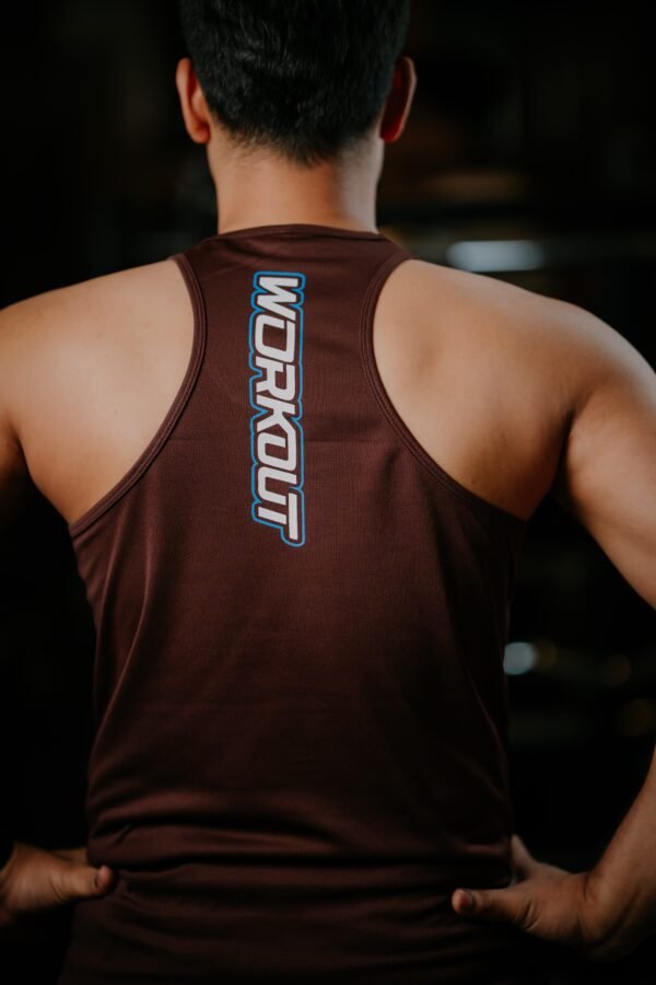 FITHOU Performance Elite Racerback Tank Top – Dark Chocolate Edition FITHOU Performance Elite Racerback Tank Top – Dark Chocolate Edition