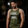 FITHOU Royal Performance Tank Top – Olive Edition FITHOU Royal Performance Tank Top – Olive Edition