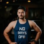 FITHOU No Days Off Performance Tank Top – Navy Blue Edition FITHOU No Days Off Performance Tank Top – Navy Blue Edition