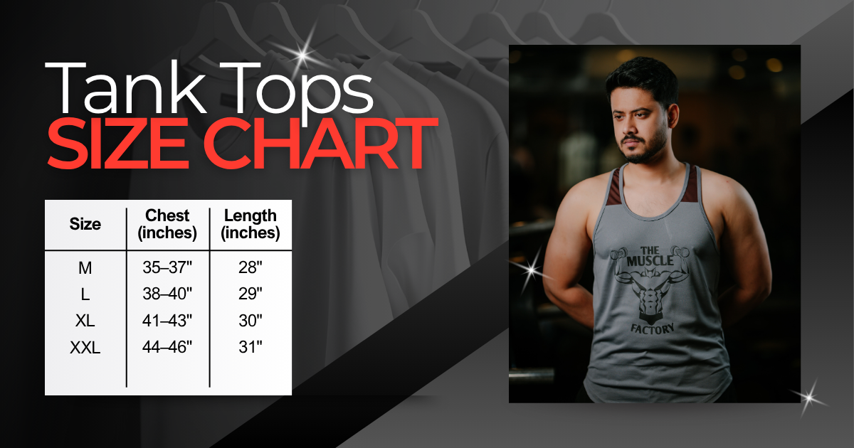 Tank Top Size Measurement